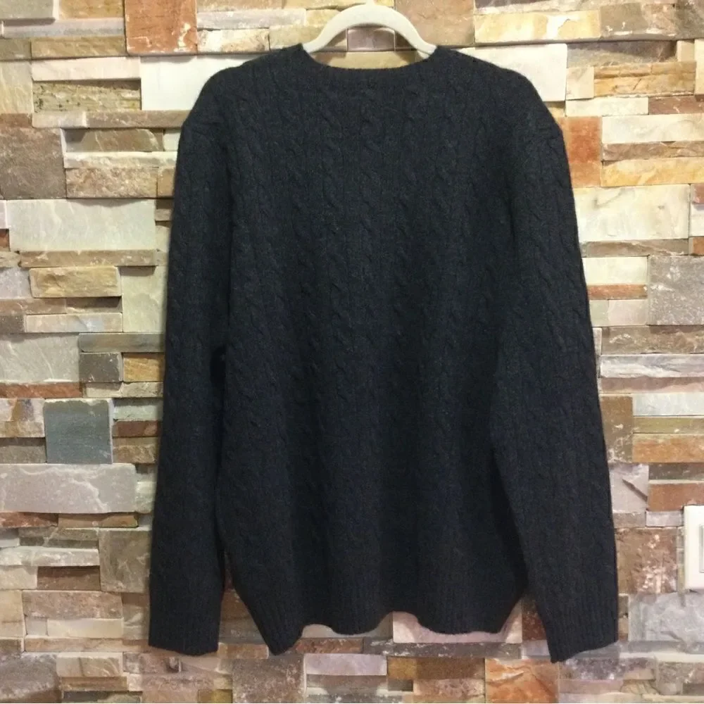 POLO RALPH LAUREN Wool-Cashmere Cable Knit Jamper